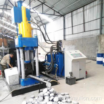 Mesin Briket Vertikal Press untuk Serutan Aluminium